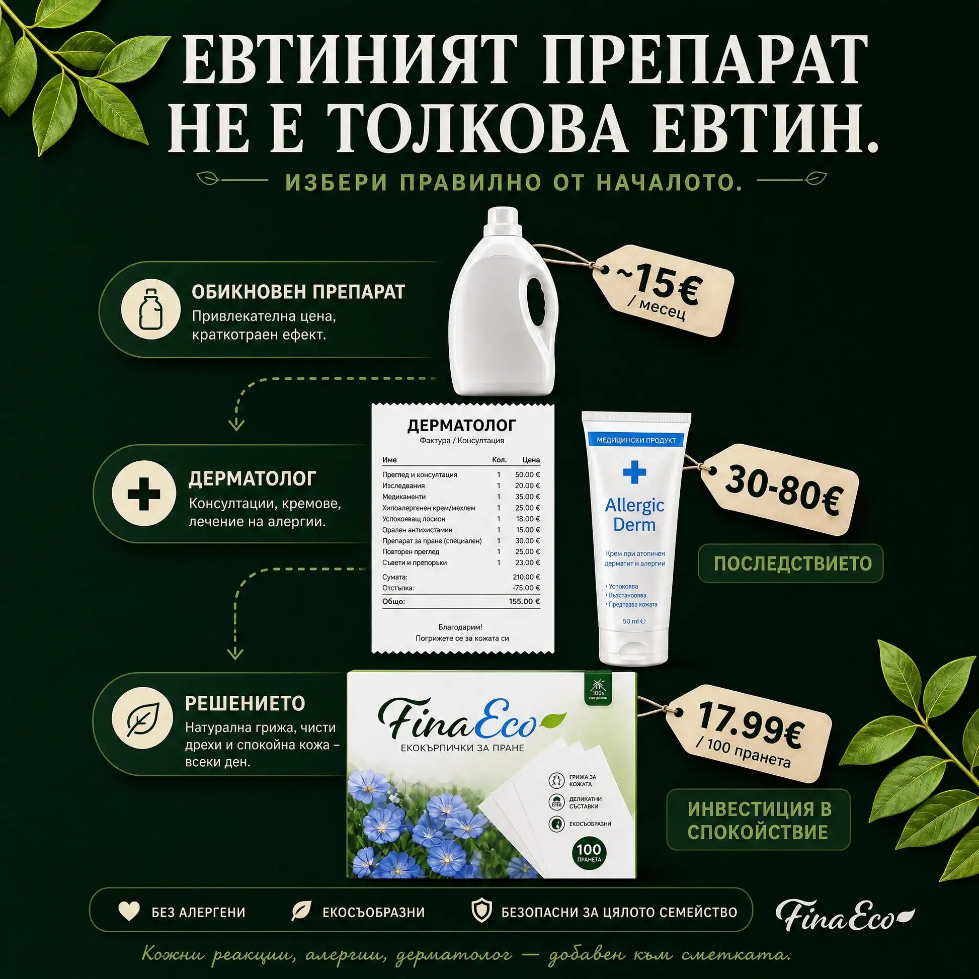 FinaEco еко кърпички за пране, най-добър избор